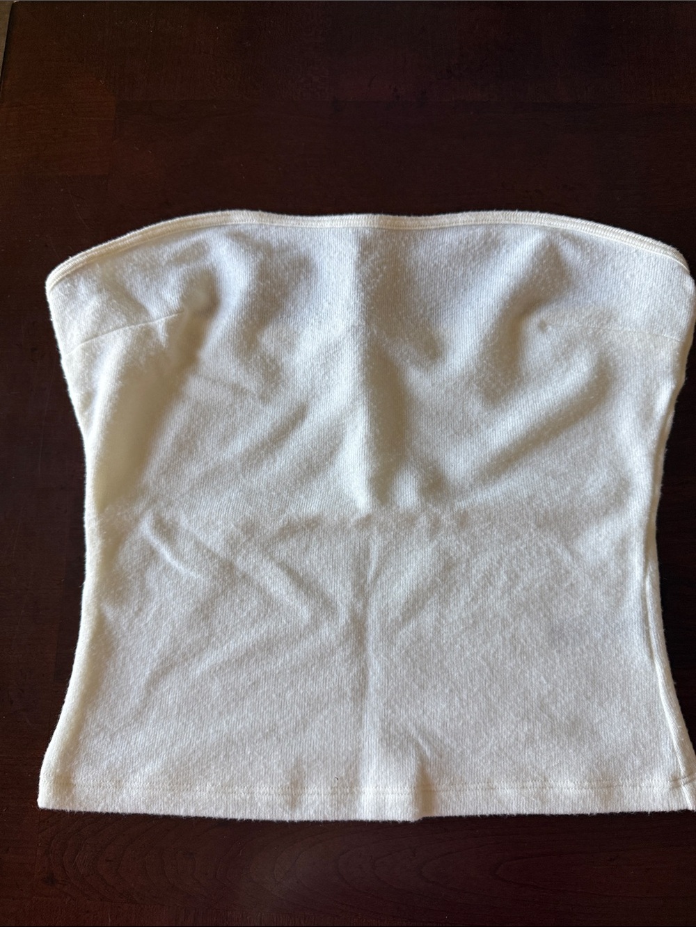 Crop Shop Boutique Coconut Terry longline Bandeau - Picture 4 of 6